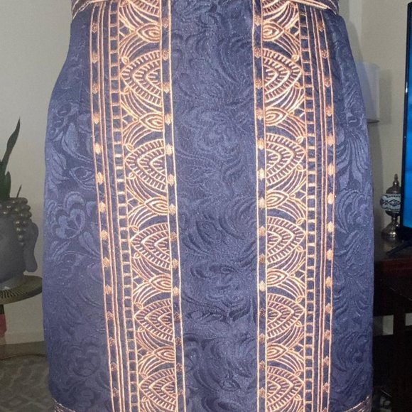 Navy Women Embroidered Mini Dress  (NWT) - Picture 11 of 16